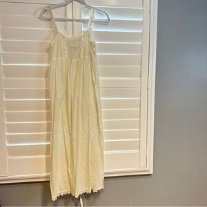 Queen Anne’s Lace by Eileen West Vintage Lace Nightgown Cream Medium Petite